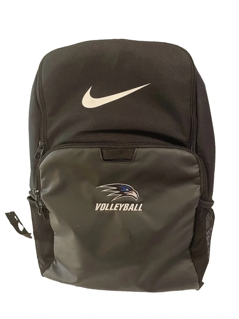 Nike Black Backpack with White Swoosh for Florence, Alabama HS Team - Go Falcons
